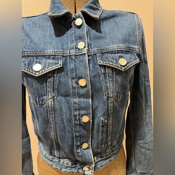 French Connection Jean Jacket XXS - Picture 7 of 9
